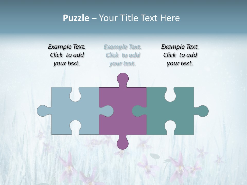 Beauty Field Art PowerPoint Template