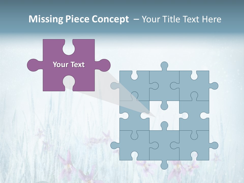 Beauty Field Art PowerPoint Template