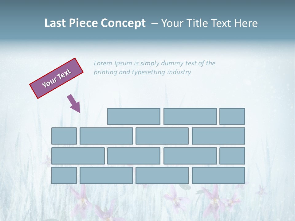 Beauty Field Art PowerPoint Template