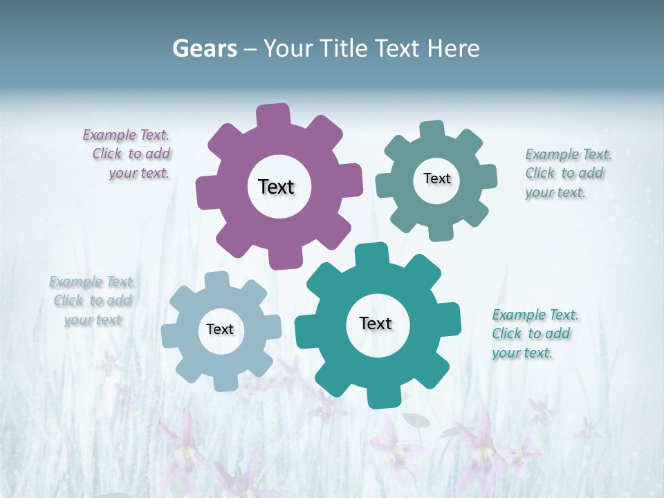 Beauty Field Art PowerPoint Template