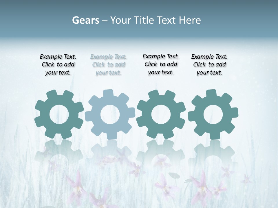 Beauty Field Art PowerPoint Template