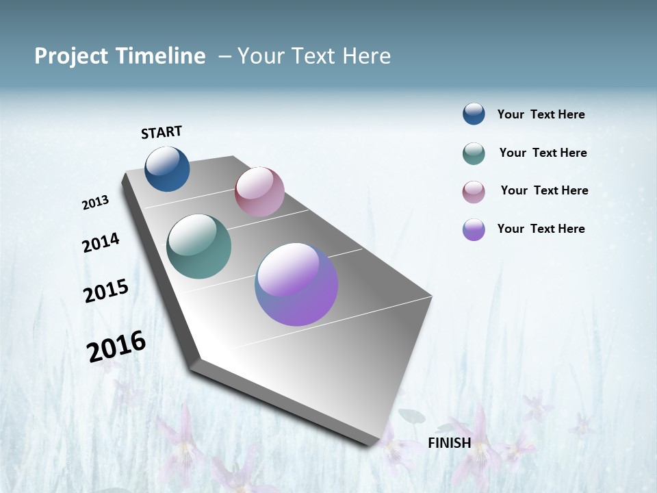 Beauty Field Art PowerPoint Template