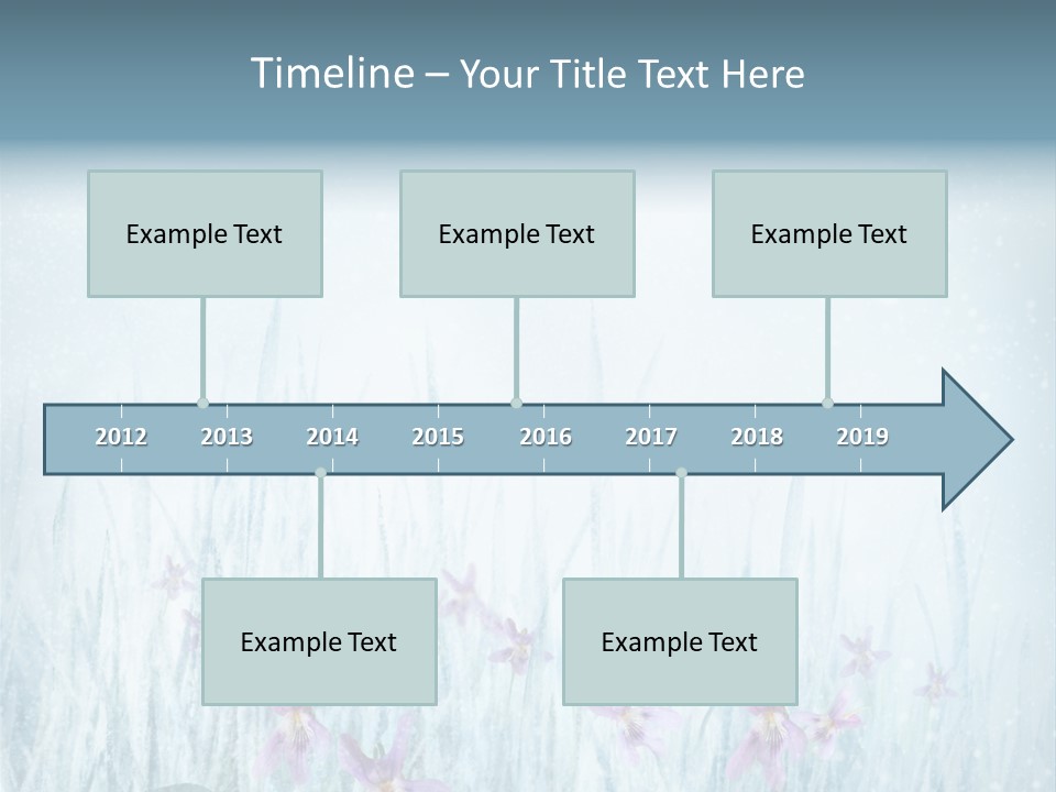 Beauty Field Art PowerPoint Template