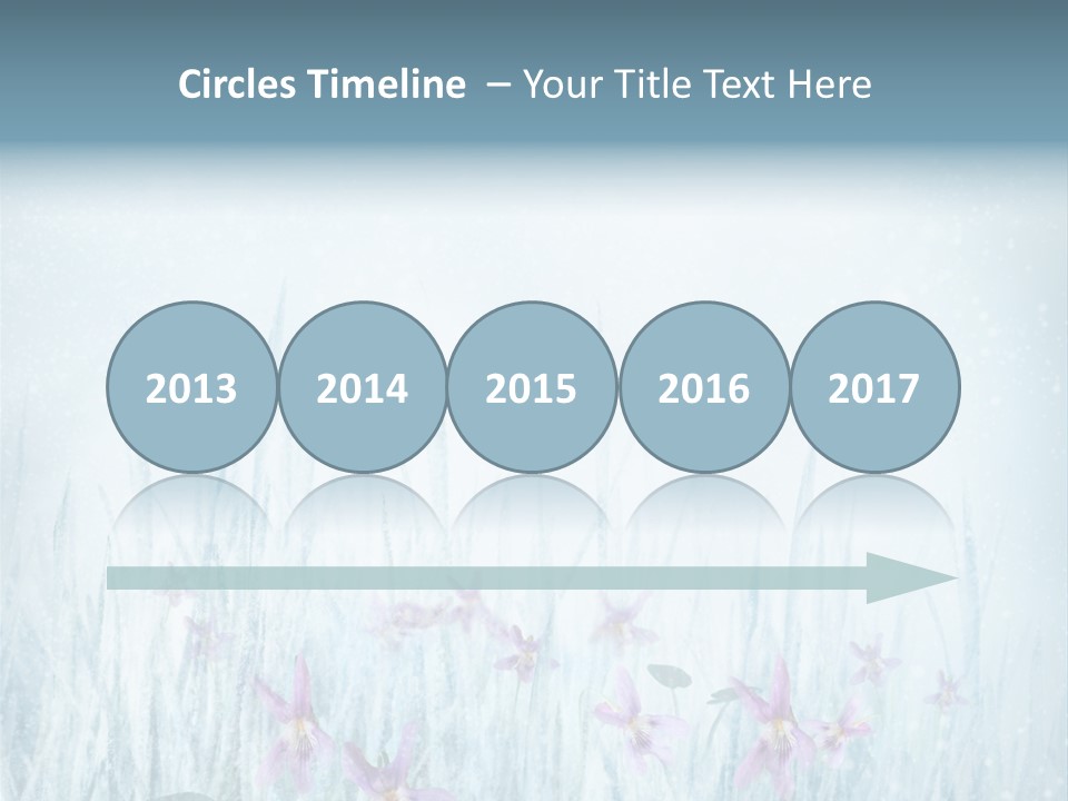 Beauty Field Art PowerPoint Template