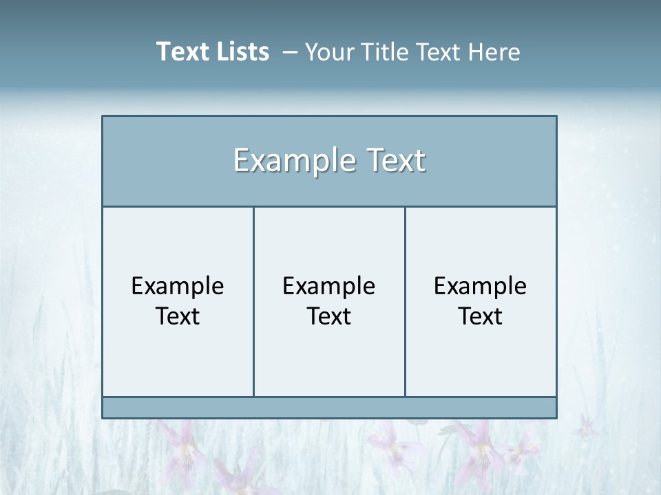 Beauty Field Art PowerPoint Template