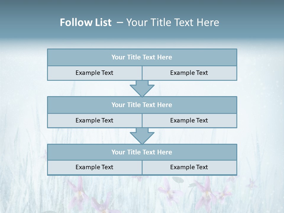 Beauty Field Art PowerPoint Template