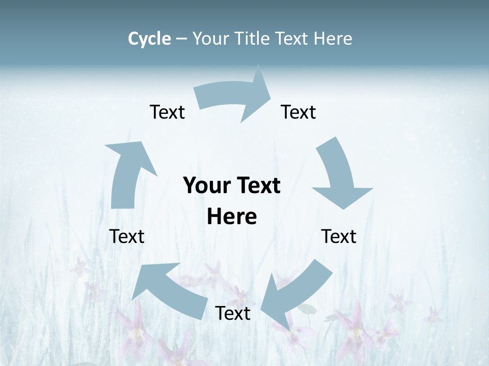 Beauty Field Art PowerPoint Template