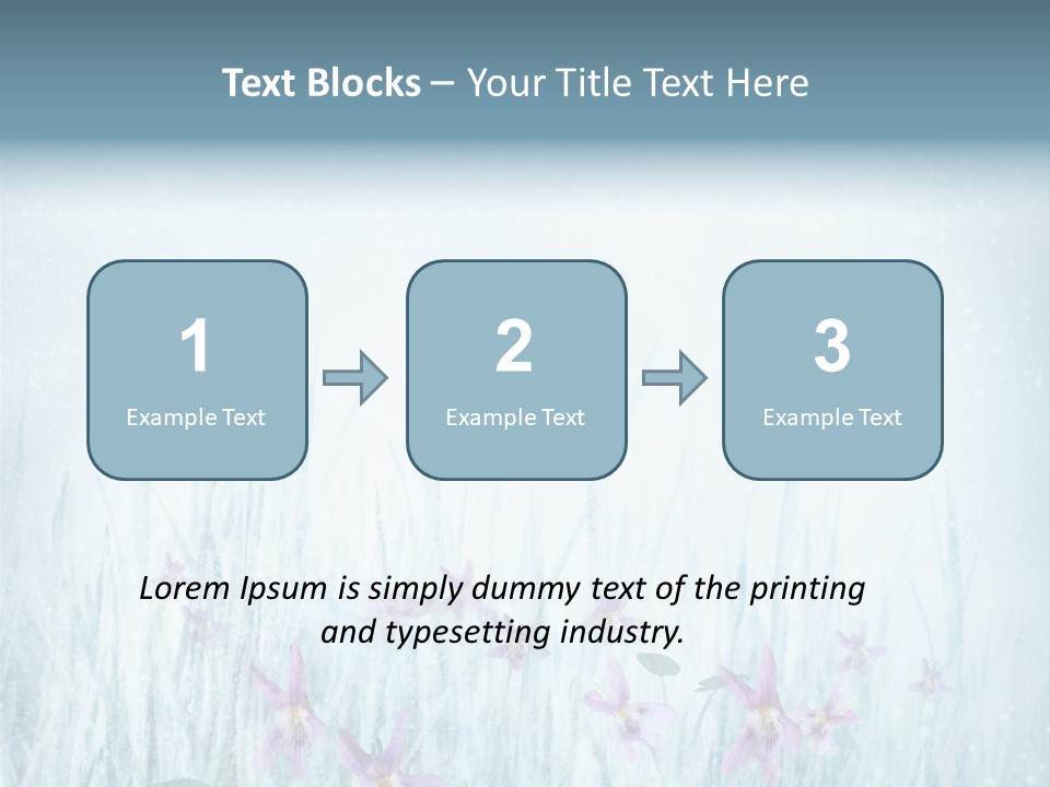 Beauty Field Art PowerPoint Template