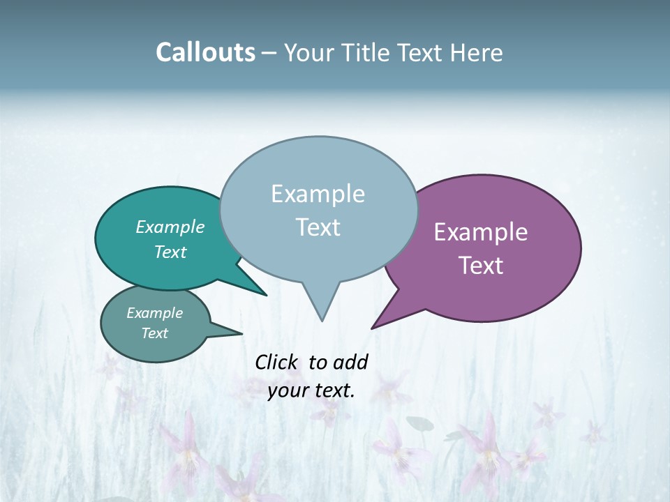 Beauty Field Art PowerPoint Template