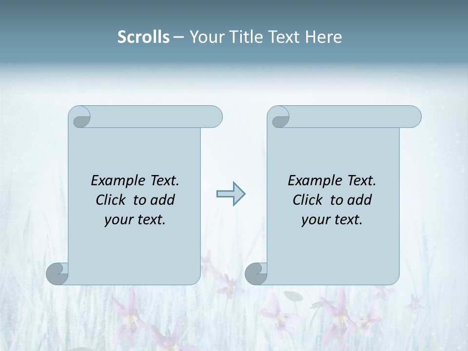 Beauty Field Art PowerPoint Template