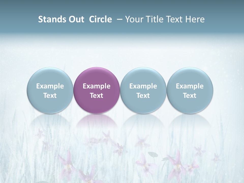 Beauty Field Art PowerPoint Template