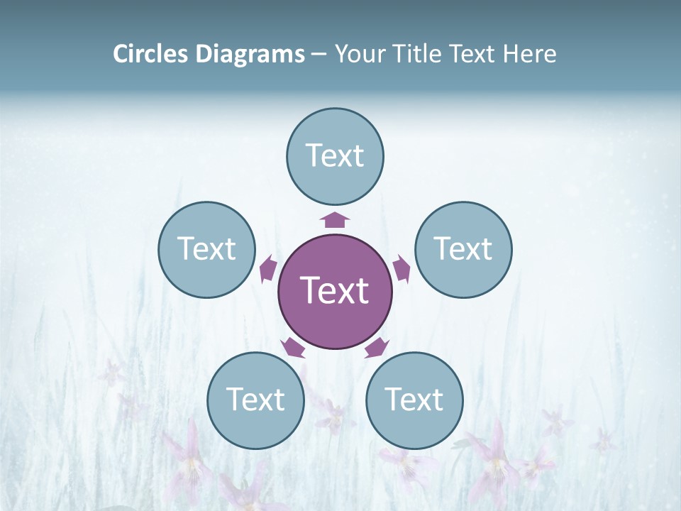 Beauty Field Art PowerPoint Template