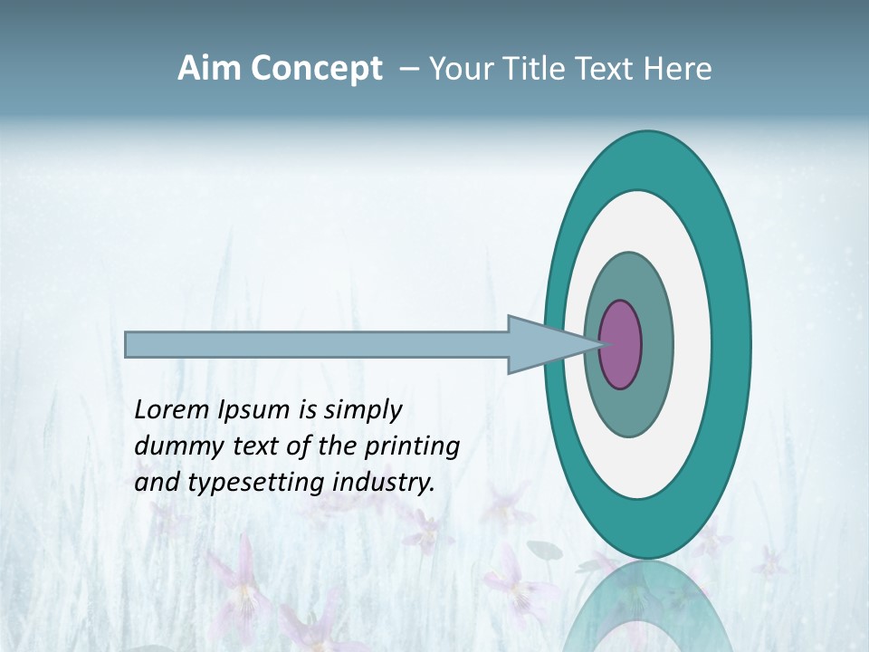 Beauty Field Art PowerPoint Template