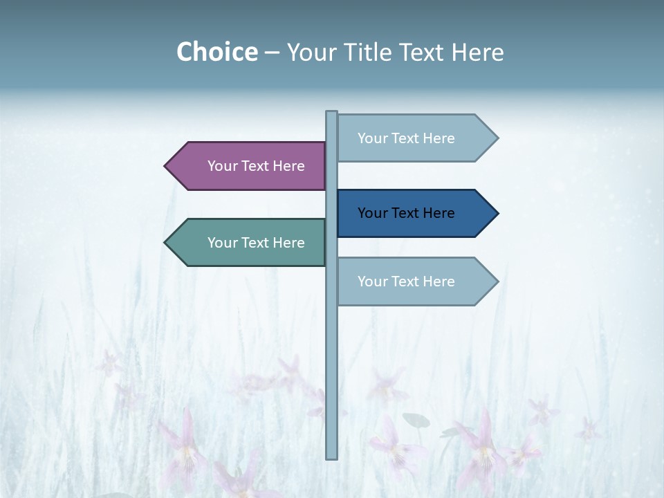 Beauty Field Art PowerPoint Template