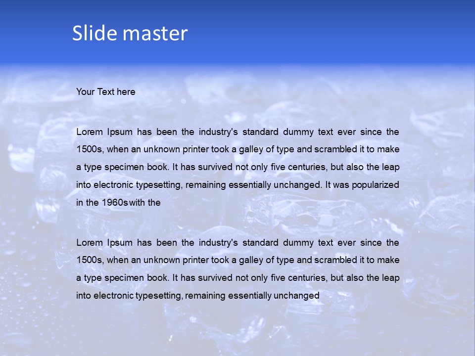 Melting Solid Liquid PowerPoint Template