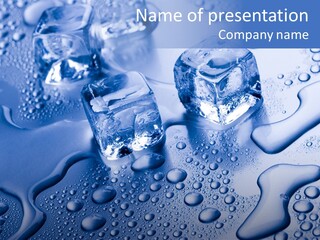 Liquid Submerged Shiny PowerPoint Template