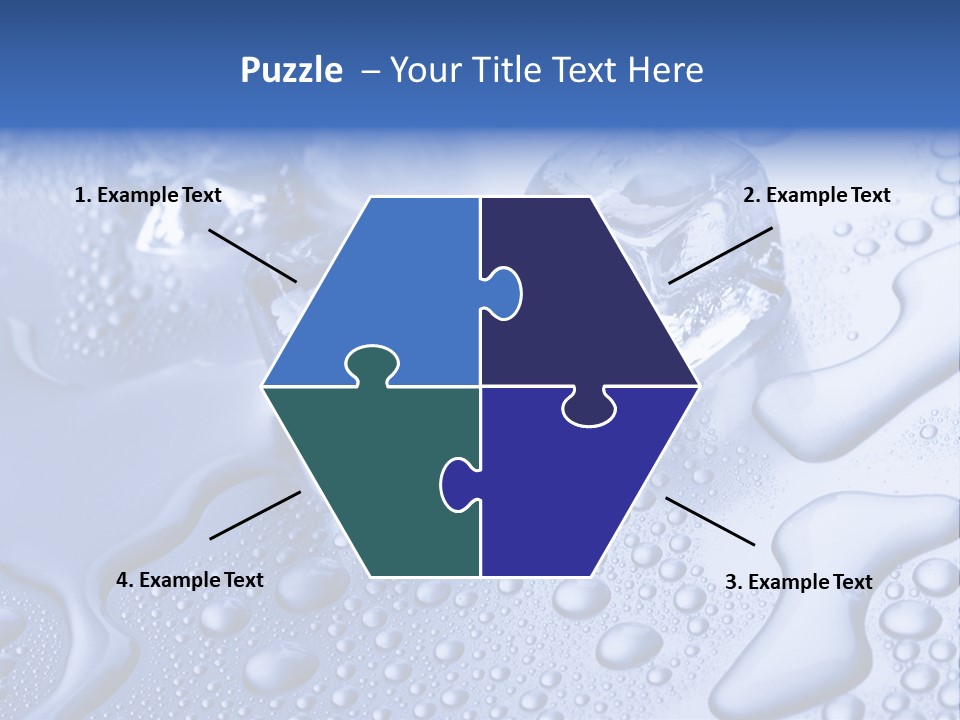 Liquid Submerged Shiny PowerPoint Template