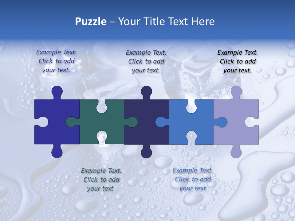 Liquid Submerged Shiny PowerPoint Template
