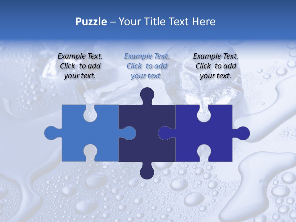 Liquid Submerged Shiny PowerPoint Template