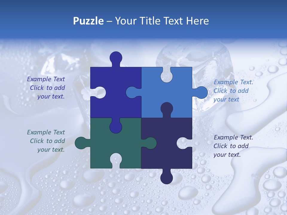 Liquid Submerged Shiny PowerPoint Template