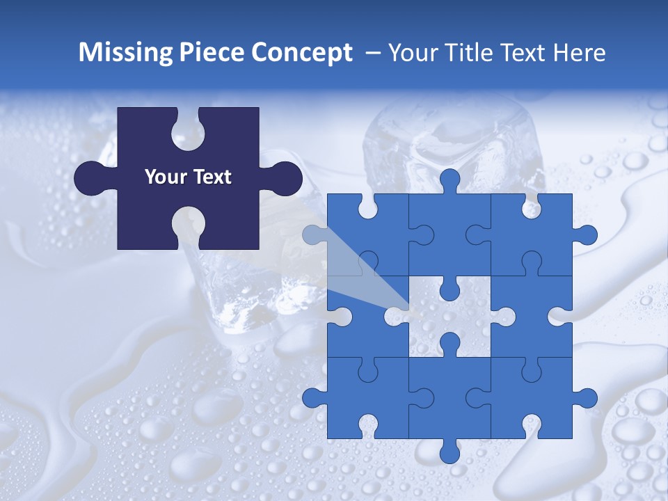 Liquid Submerged Shiny PowerPoint Template