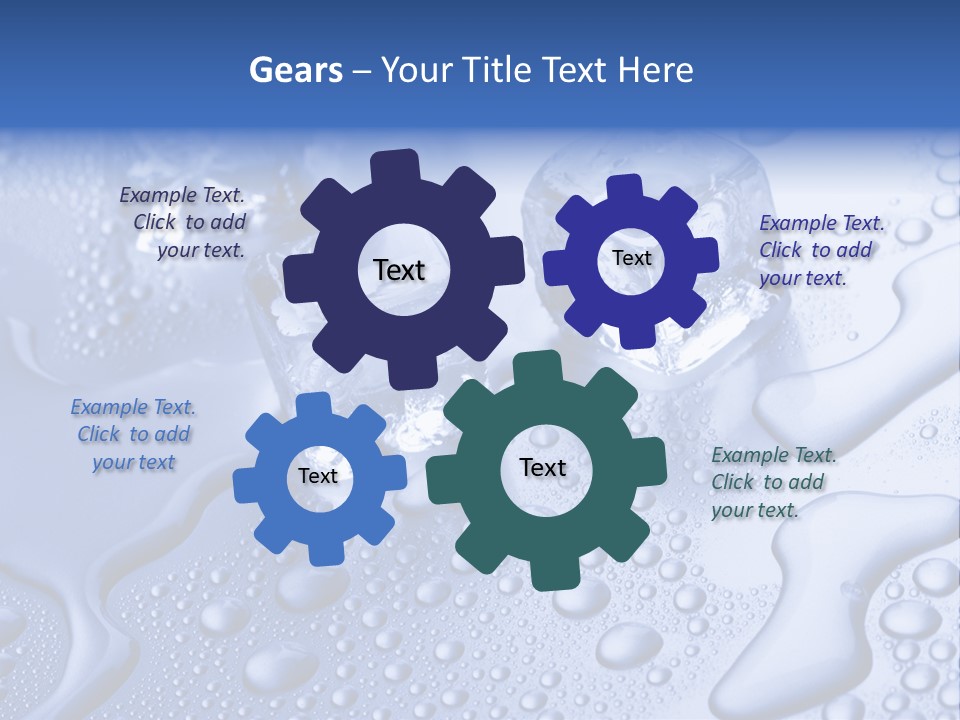 Liquid Submerged Shiny PowerPoint Template