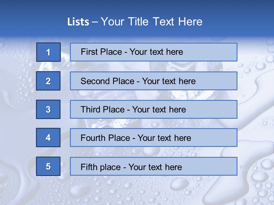 Liquid Submerged Shiny PowerPoint Template