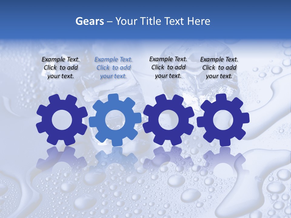 Liquid Submerged Shiny PowerPoint Template