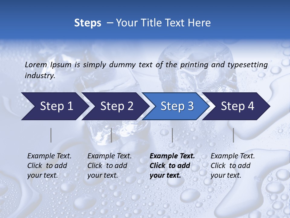 Liquid Submerged Shiny PowerPoint Template