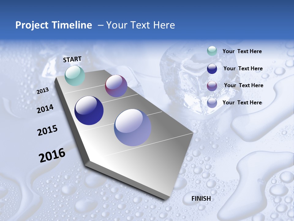 Liquid Submerged Shiny PowerPoint Template