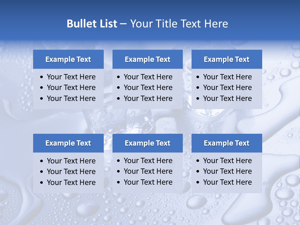 Liquid Submerged Shiny PowerPoint Template