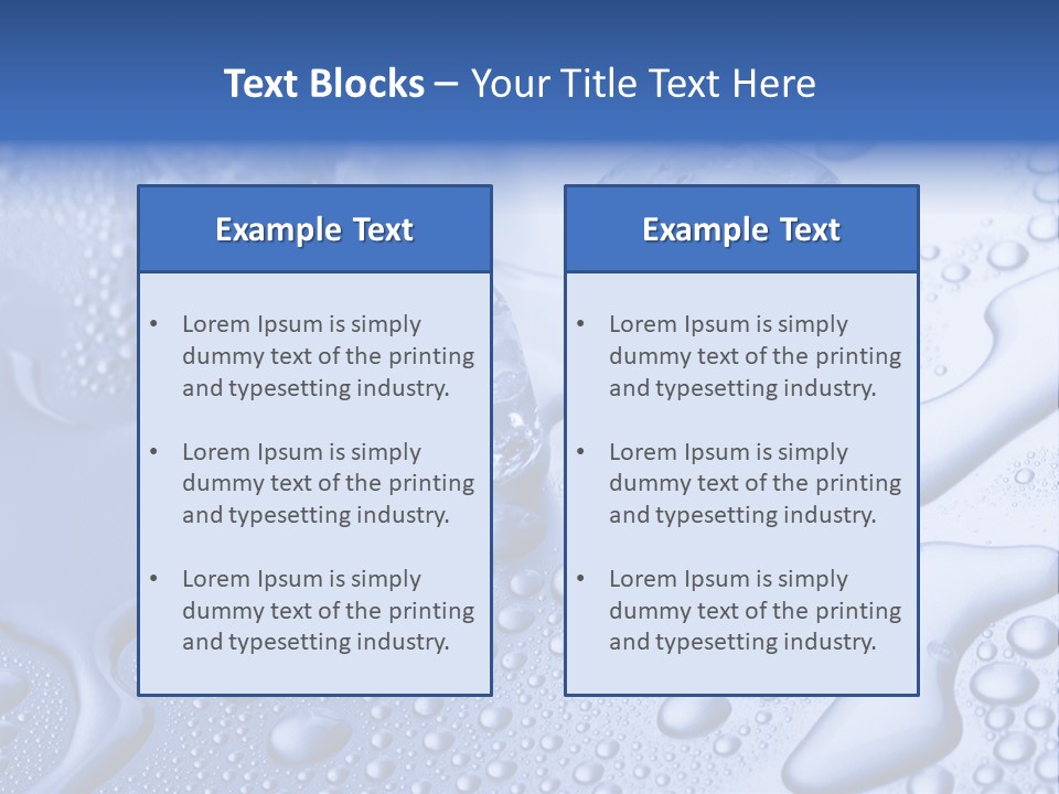 Liquid Submerged Shiny PowerPoint Template