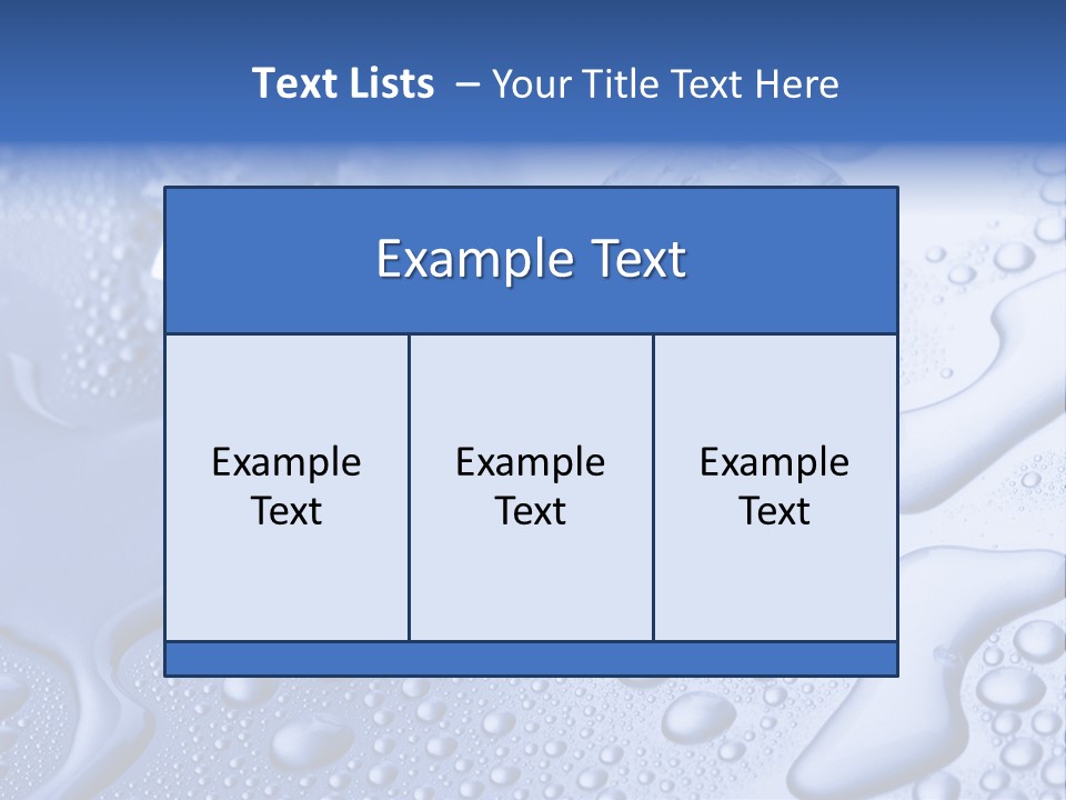 Liquid Submerged Shiny PowerPoint Template