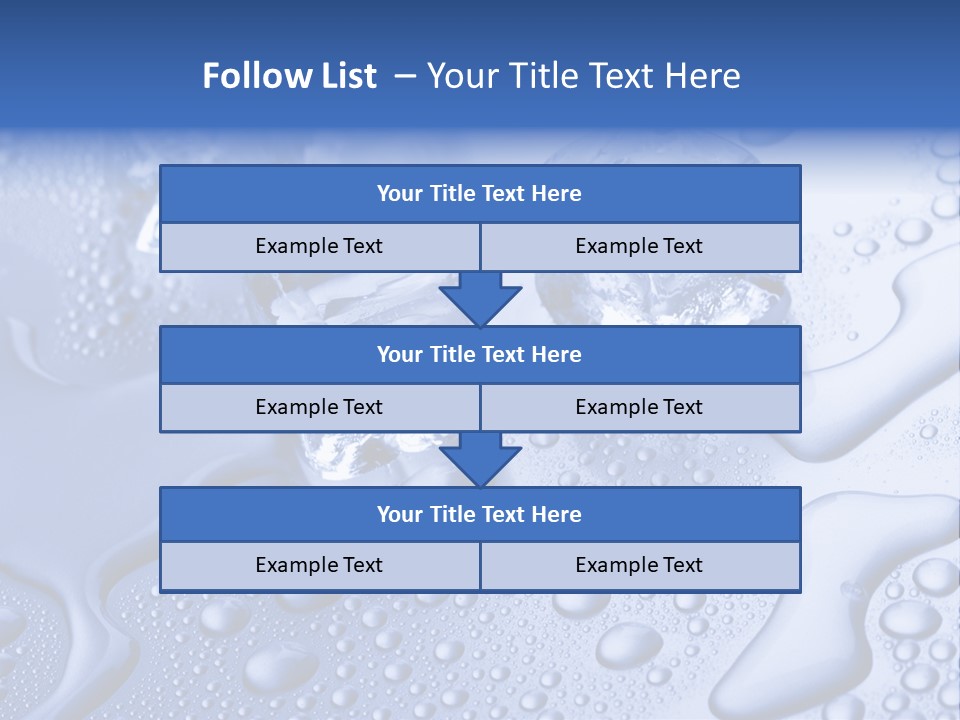 Liquid Submerged Shiny PowerPoint Template