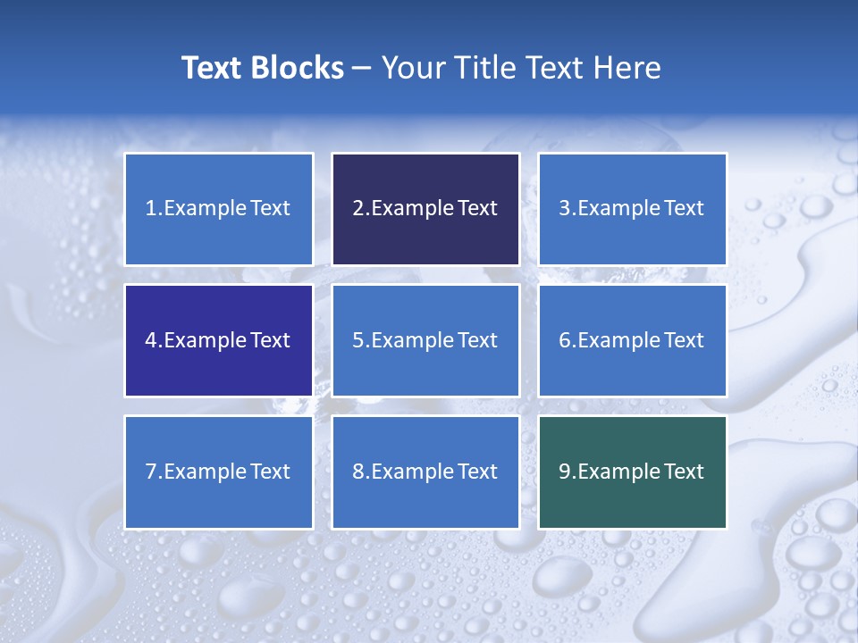 Liquid Submerged Shiny PowerPoint Template