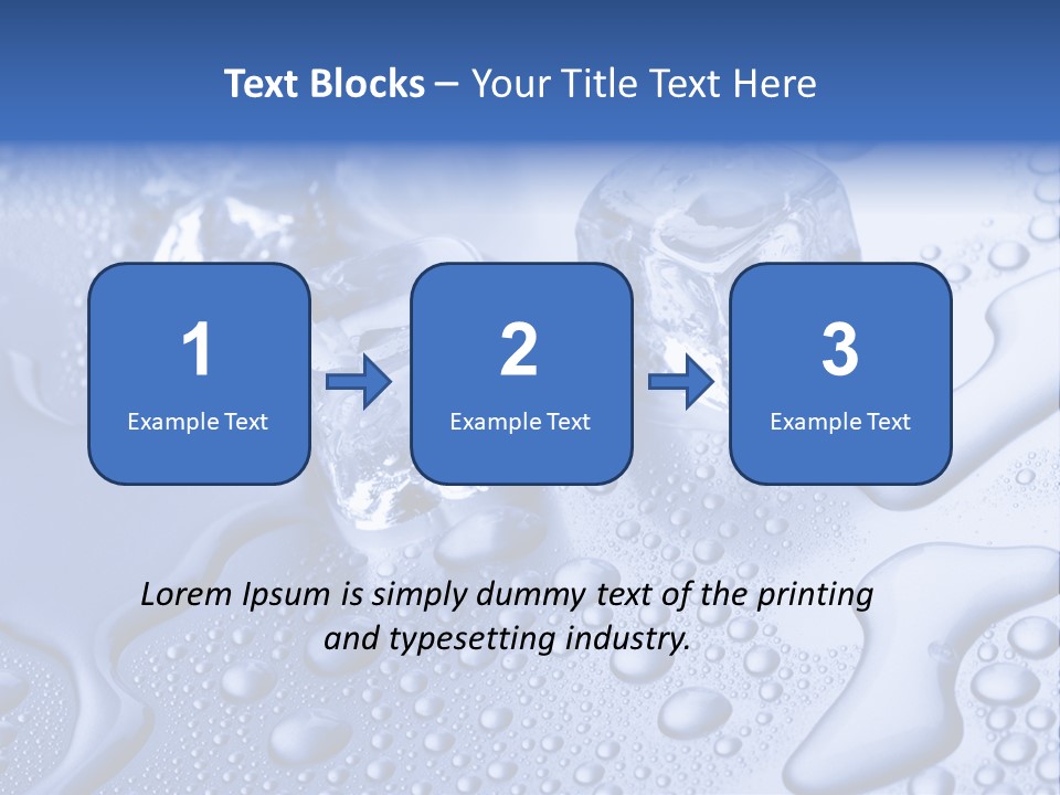Liquid Submerged Shiny PowerPoint Template