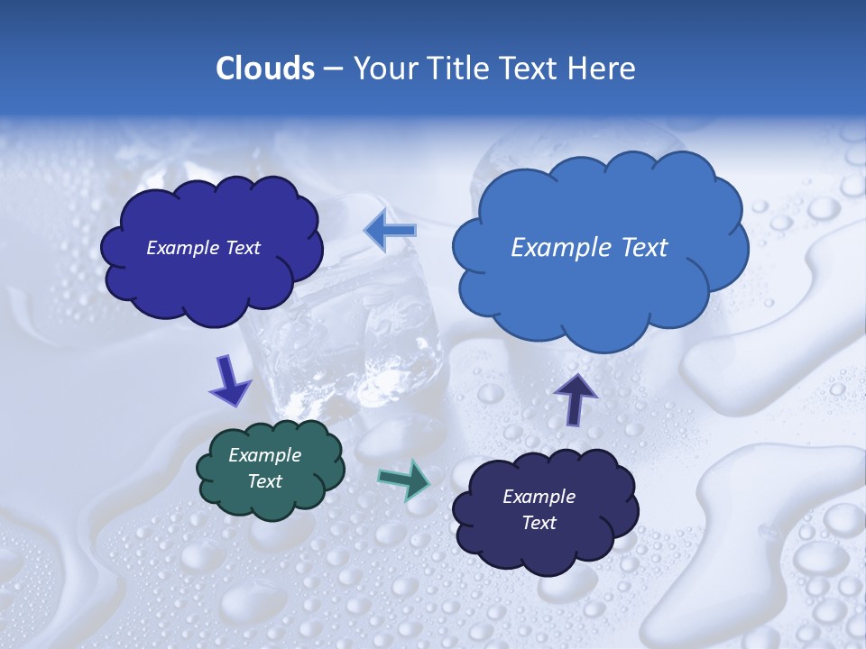 Liquid Submerged Shiny PowerPoint Template