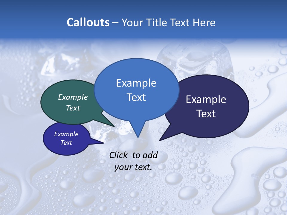Liquid Submerged Shiny PowerPoint Template