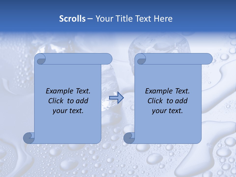 Liquid Submerged Shiny PowerPoint Template