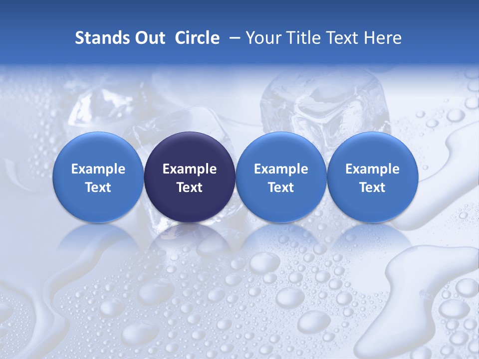 Liquid Submerged Shiny PowerPoint Template