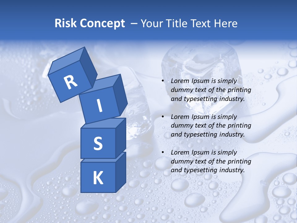 Liquid Submerged Shiny PowerPoint Template