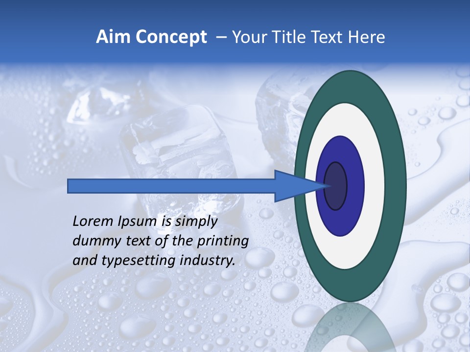 Liquid Submerged Shiny PowerPoint Template