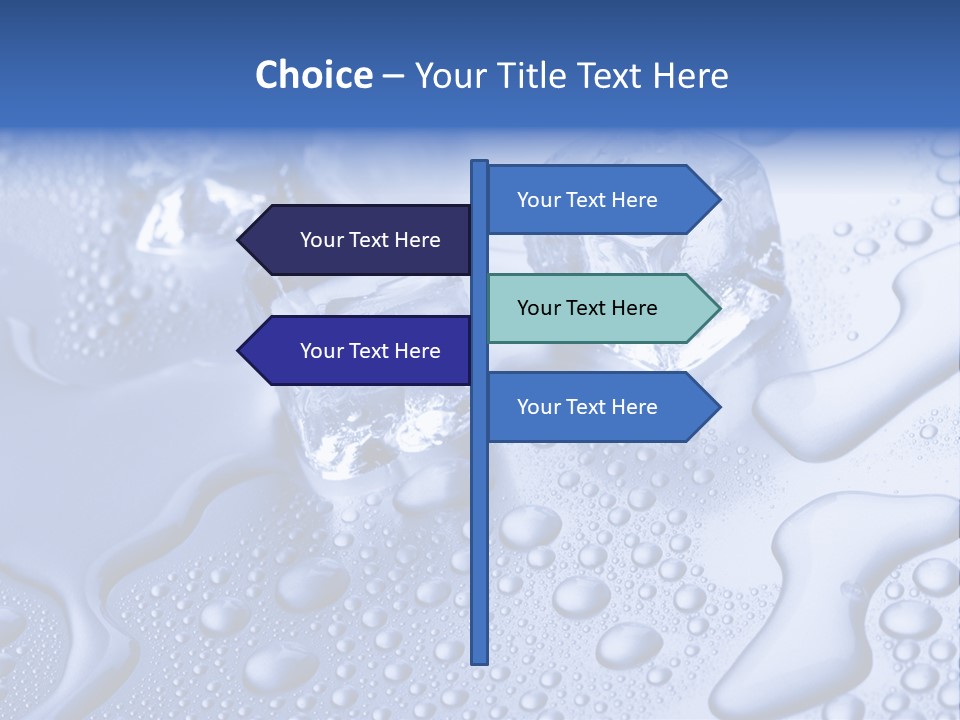 Liquid Submerged Shiny PowerPoint Template