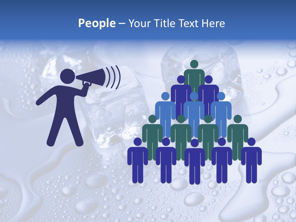 Liquid Submerged Shiny PowerPoint Template