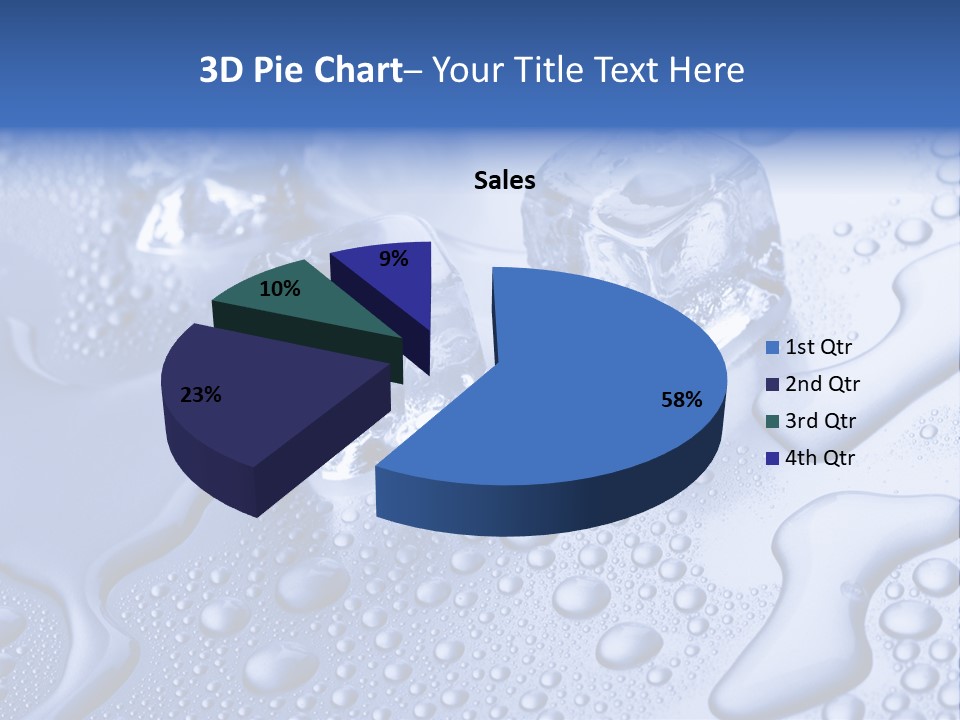 Liquid Submerged Shiny PowerPoint Template
