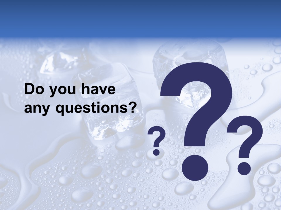 Liquid Submerged Shiny PowerPoint Template