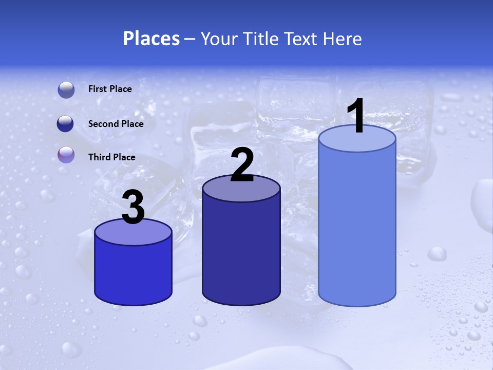 Square Transparent Refrigerator PowerPoint Template
