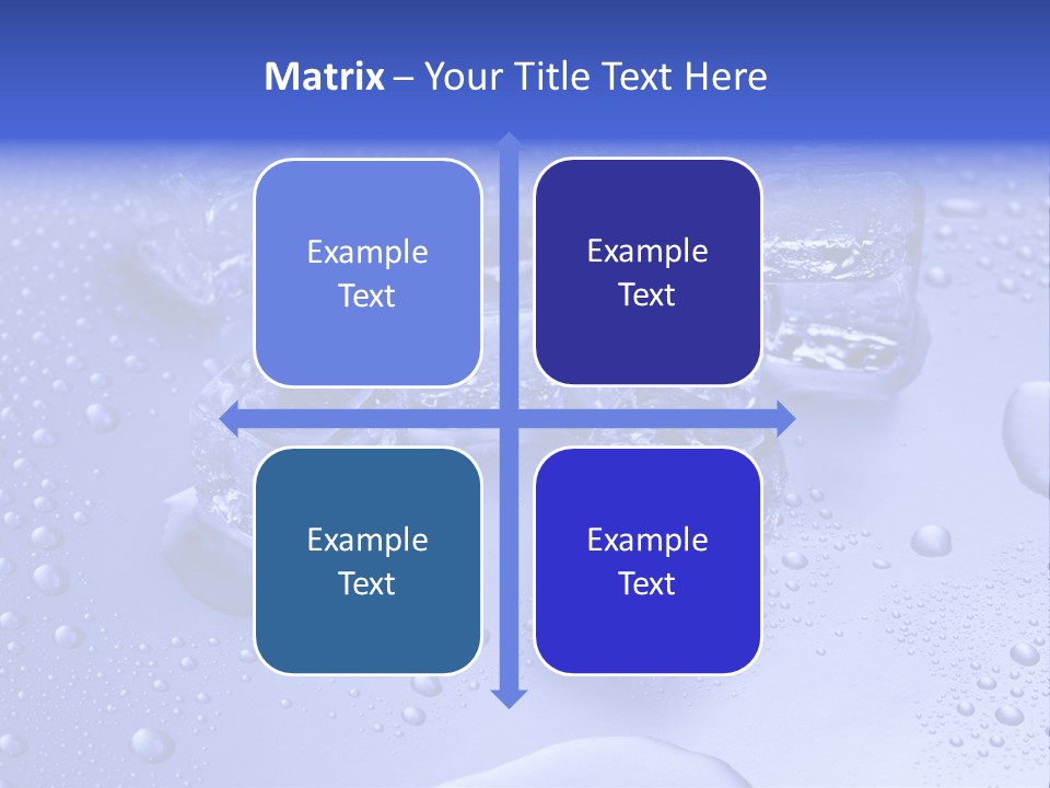 Square Transparent Refrigerator PowerPoint Template