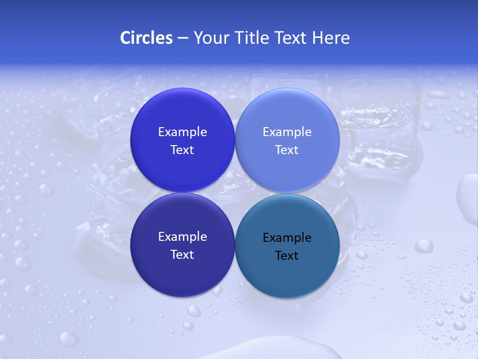 Square Transparent Refrigerator PowerPoint Template