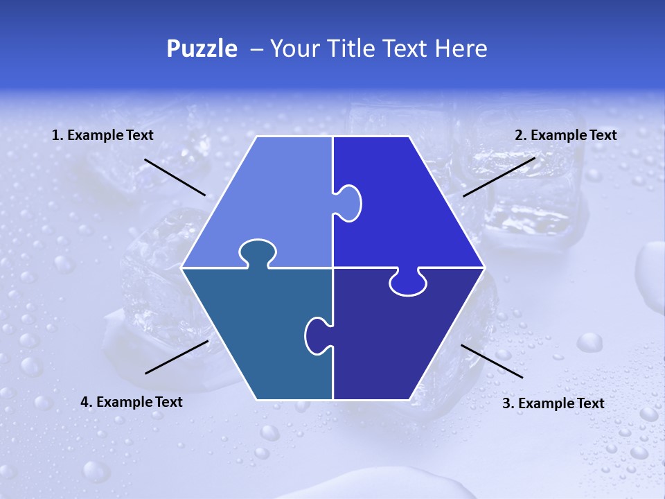 Square Transparent Refrigerator PowerPoint Template
